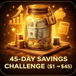 45-DAY SAVINGS CHALLENGE ($1 → $45)