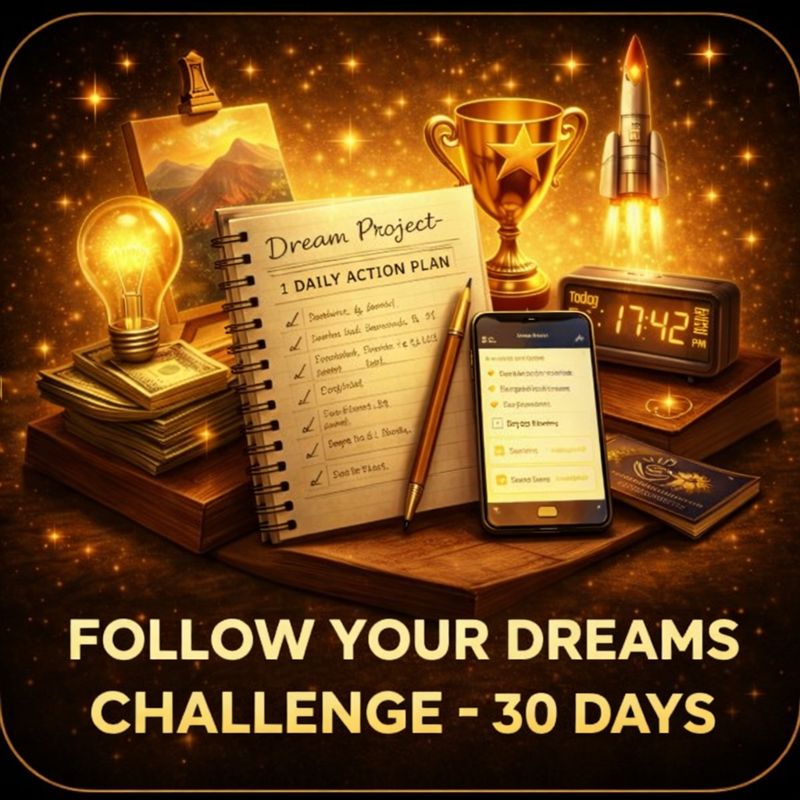 FOLLOW YOUR DREAMS CHALLENGE (30 DAYS)